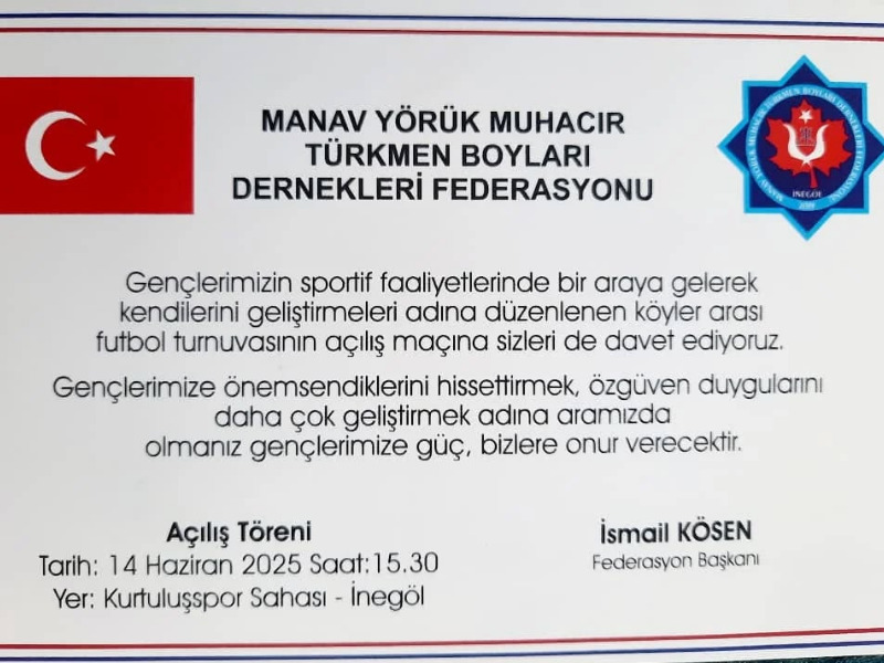  İnegöl Köyler arası futbol turnuvası başlıyor